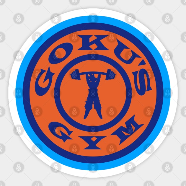 Goku's Gym Sticker by ClayMoore